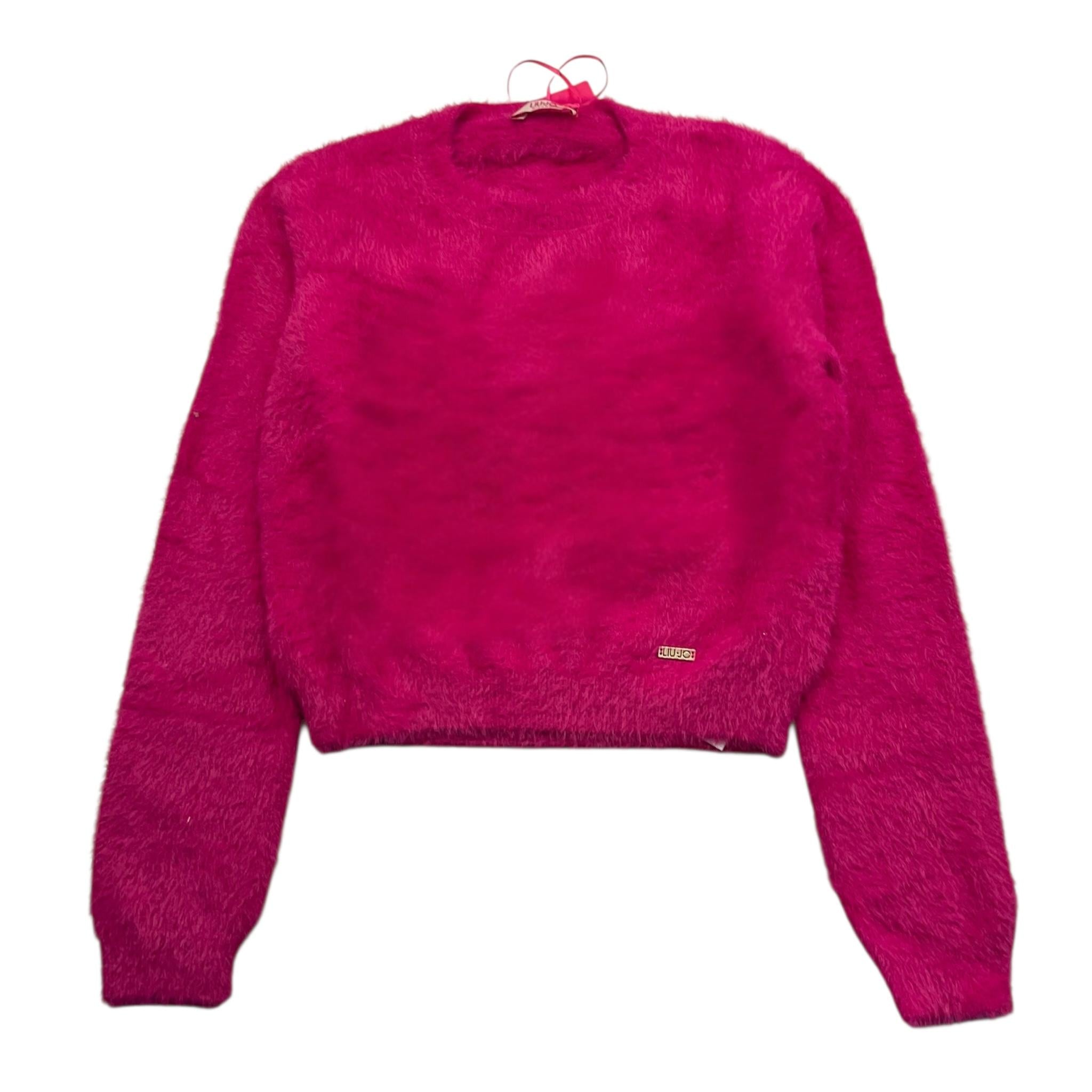 LIU JO maglia tinta unita girocollo Fuxia per Bambina GF4101 FUXIA LIU JO 