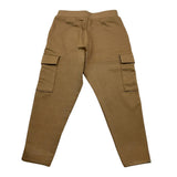 Boss Pantalone Tinta Unita Con Tasconi E Elastico In Vita Cammello Per Neonato