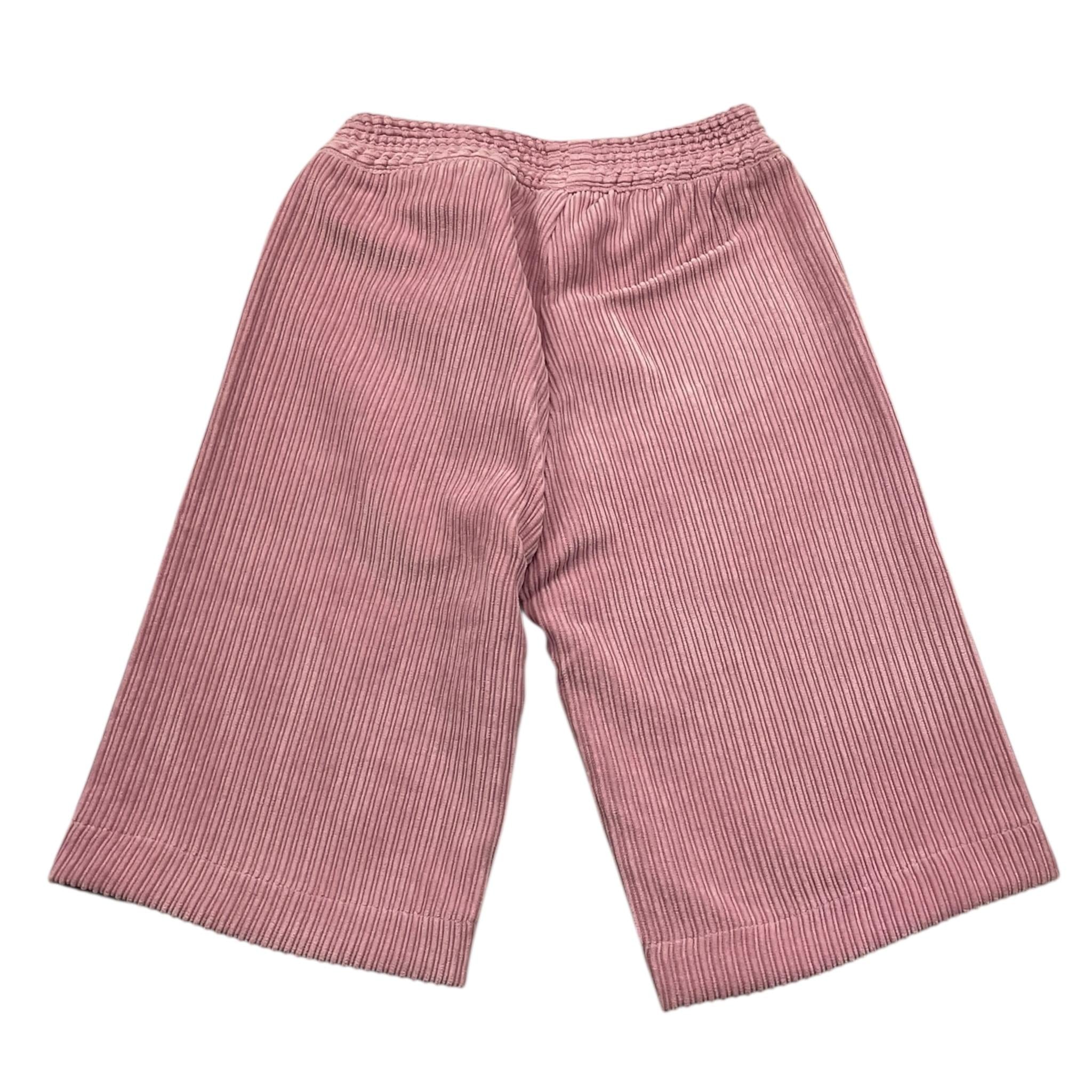 MONNALISA pantalone tinta unita modello palazzo Rosa per Neonata 37B402 ROSA MONNALISA 