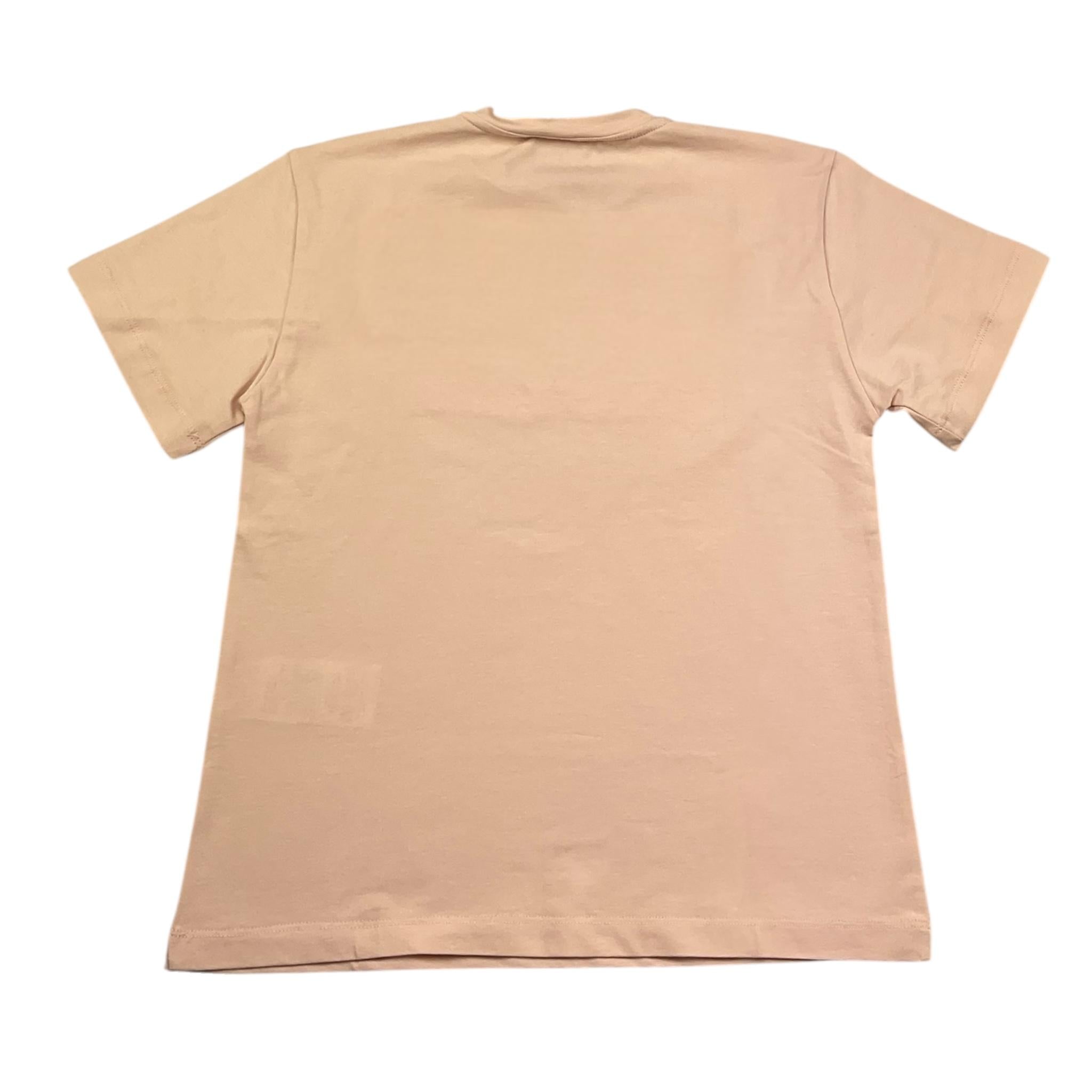 Elisabetta Franchi T-Shirt Girocollo Tinta Unita con Applicazioni Brillantini per Bambina EFTS230XX ROSA ELISABETTA FRANCHI 