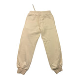Yes London Pantalone Modello Tuta Tinta Unita Con Elastico In Vita Beige Per Bambino