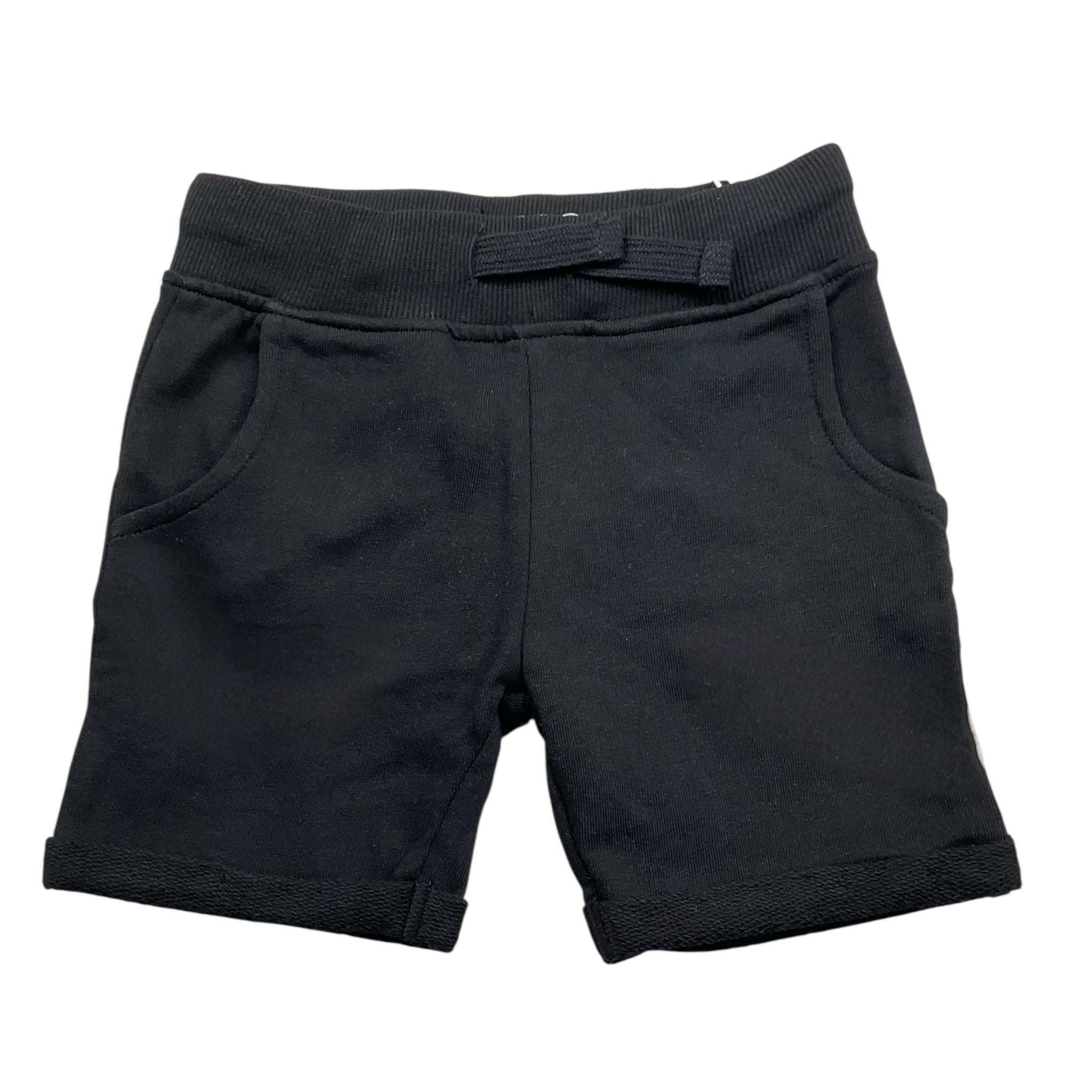 Guess Bermuda Tinta Unita con Logo per Neonato N93Q18KAUG0 NERO GUESS 