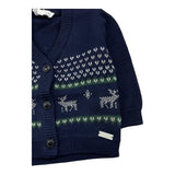 LALALU' completo 3 pezzi cardigan-camicia-pantalone Blu per Bambino CTL012N BLU LALALU' 