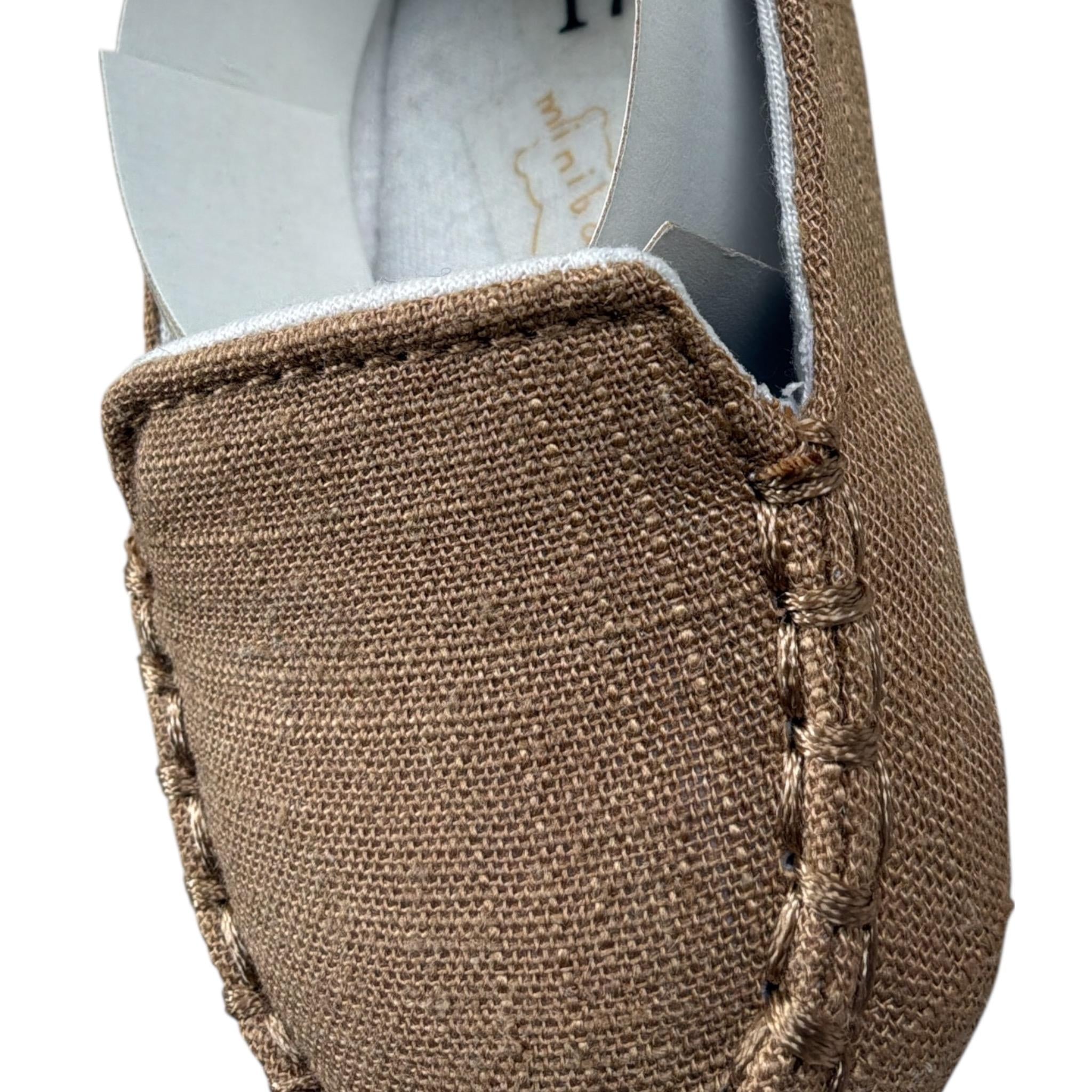 Mini Banda Mocassino tinta unita Marrone per Neonato 3B354 MARRONE MINI BANDA 