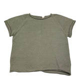 Li & Me T-Shirt Tinta Unita Girocollo Verde per Neonato