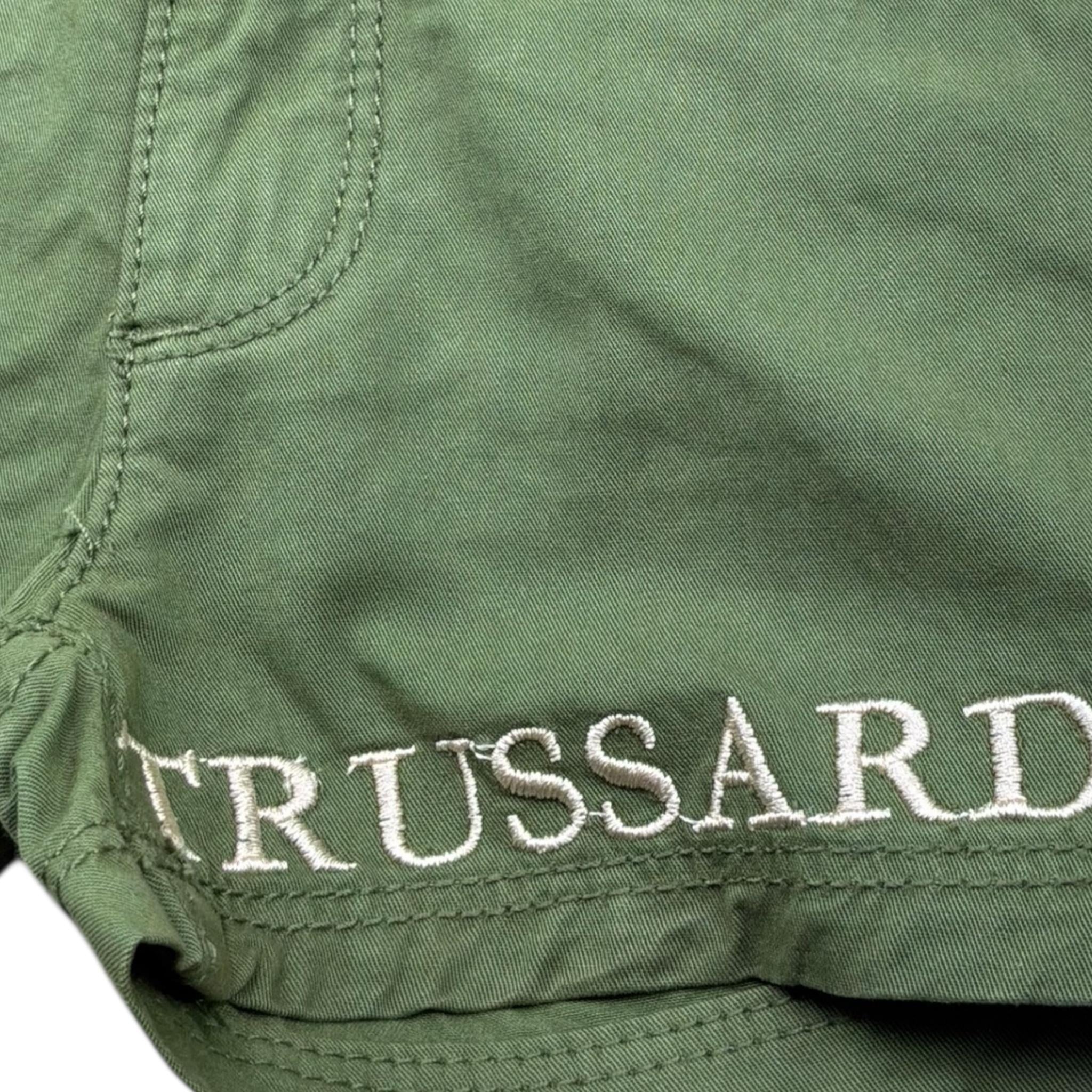 Trussardi Bermuda Tinta Unita con Girovita Regolabile per Neonato TIP25041BE VERDE TRUSSARDI 