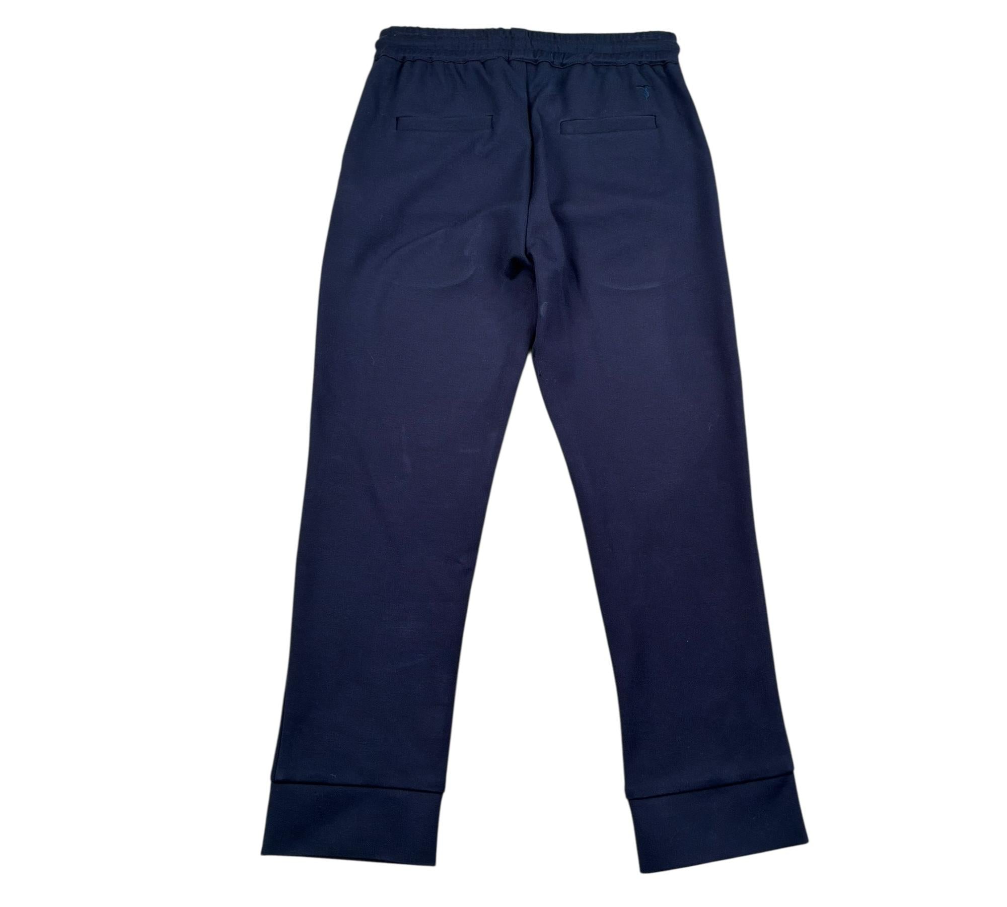 Trussardi Pantalone Tinta Unita con Elastico In Vita per Bambino TBP26059PA BLU TRUSSARDI 