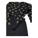 LIU JO completo 2 pezzi maglia-pantalone modello zampa Nero per Bambina KF4034 NERO LIU JO 