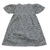 Babe & Tess Abito Mezza Manica Tinta Unita con Fantasia per Bambina 01518050 BLU BABE & TESS 