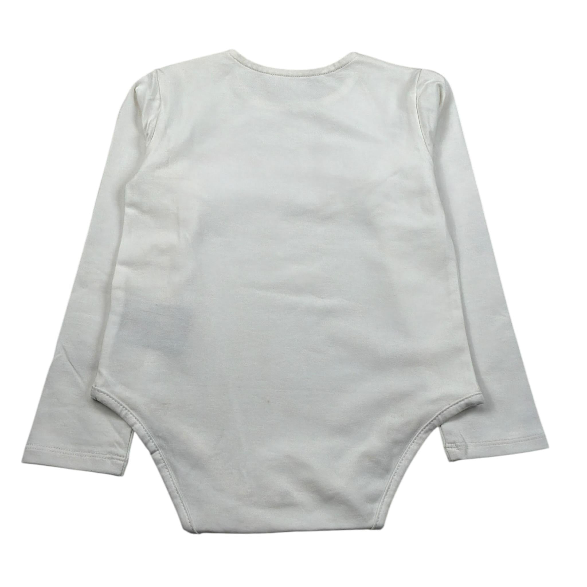 John Richmond Body Manica Lunga tinta unita con Logo Panna per Bambina RIA23096VE PANNA JOHN RICHMOND 