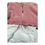 Marlu' Completo 3 Pezzi Camicia-Pagliaccetto-Cardigan per Neonata EP2860 ROSA MARLU' 