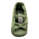 Colori Chiari Ballerina Tinta Unita con Fiocco per Neonata FN958150 VERDE COLORI CHIARI 