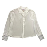 PATRIZIA PEPE camicia tinta unita con sottana Bianco per Bambina 7C0259 BIANCO PATRIZIA PEPE 