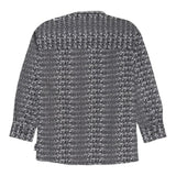 John Richmond Camicia Manica Lunga Tinta Unita con Stampe Logo per Bambino RIP25076CAJ NERO JOHN RICHMOND 