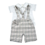 Malvi & Co Completo 2 Pezzi Camicia-Salpette per Neonato S24I130STLQ BIANCO MALVI & CO 