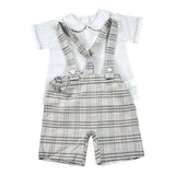 Malvi & Co Completo 2 Pezzi Camicia-Salpette per Neonato S24I130STLQ BIANCO MALVI & CO 