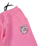 Mousse Pantalone Tinta Unita Modello Tuta per Bambina UNILEOPINK ROSA MOUSSE 