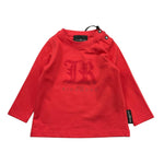 JOHN RICHMOND shirt girocollo tinta unita con stampa Corallo per Neonata RIA25015TS CORALLO JOHN RICHMOND 