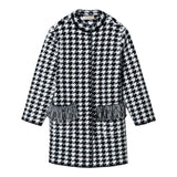 TWINSET cappotto stampa fantasia con tasche Bianco/nero per Bambina 242GJ3090 BIANCO/NERO TWINSET 