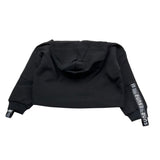 SUNS  felpa modello crop tinta unita con cappuccio Nero per Bambina MFS5350D NERO SUNS 