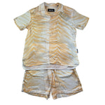 Just Cavalli Completo 2 Pezzi Camicia-Bermuda per Bambino JBP26136CE GIALLO JUST CAVALLI 