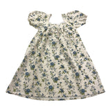 Babe & Tess Abito Mezza Manica Tinta Unita con Fantasia per Bambina 01518125 PANNA BABE & TESS 