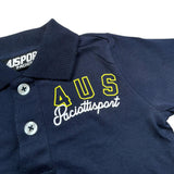 Cesare Paciotti Polo Mezza Manica Tinta Unita con Stampa per Neonato PLP0102N BLU CESARE PACIOTTI 