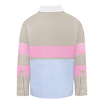 Dsquared2 Camicia Manica Lunga Bicolore per Bambino DQ2772 BIANCO/BEIGE DSQUARED2 