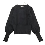 LU LU BY MISS GRANT maglia tinta unita Nero per Bambina LL1350 NERO LU LU BY MISS GRANT 