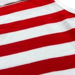 Manila Grace Top Bicolore con Fantasia A Righe per Bambina 102TMJS25 BIANCO/ROSSO MANILA GRACE 