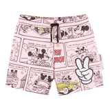 Marc Jacobs Short Tinta Unita con Stampa Topolino per Neonata W60488N ROSA MARC JACOBS 