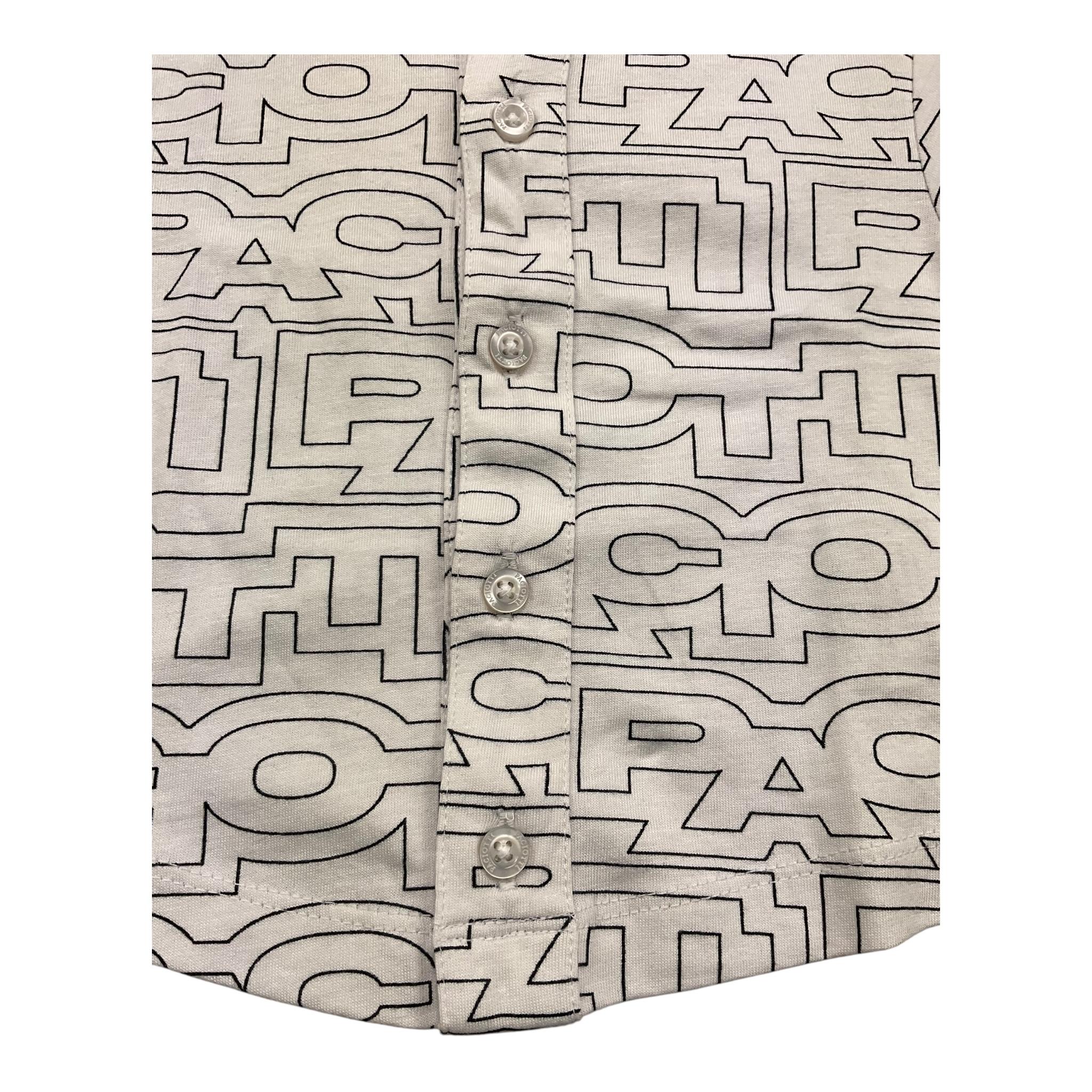 Cesare Paciotti Camicia Mezza Manica Tinta Unita con Stampe per Neonato CMP5103B BIANCO CESARE PACIOTTI 