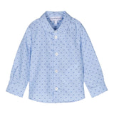 EMPORIO ARMANI camicia manica lunga tinta unita con stampe loghi Azzurro per Bambino 3D4C09 AZZURRO EMPORIO ARMANI 