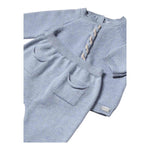 MAYORAL completo 3pz maglia-ghettina-cappello tinta unita Azzurro per Neonato 2511 AZZURRO MAYORAL 