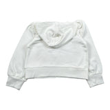Liu Jo Felpa Chiusa con Cappuccio tinta unita Bianco per Bambina KA5016X BIANCO LIU JO 