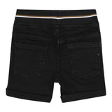Boss Bermuda Tinta Unita con Elastico In Vita per Neonato J52091 NERO BOSS 