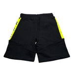 Diadora Bermuda Felpa tinta unita con Stampa Nero per Bambino 0352 NERO DIADORA 