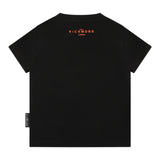 John Richmond T-Shirt Girocollo tinta unita con Stampa Nero per Neonato RIP25014TSXXXX NERO JOHN RICHMOND 