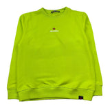 Zu+Elements Felpa Chiusa Girocollo Tinta Unita con Logo per Bambino ZU217 VERDE ZU+ELEMENTS 