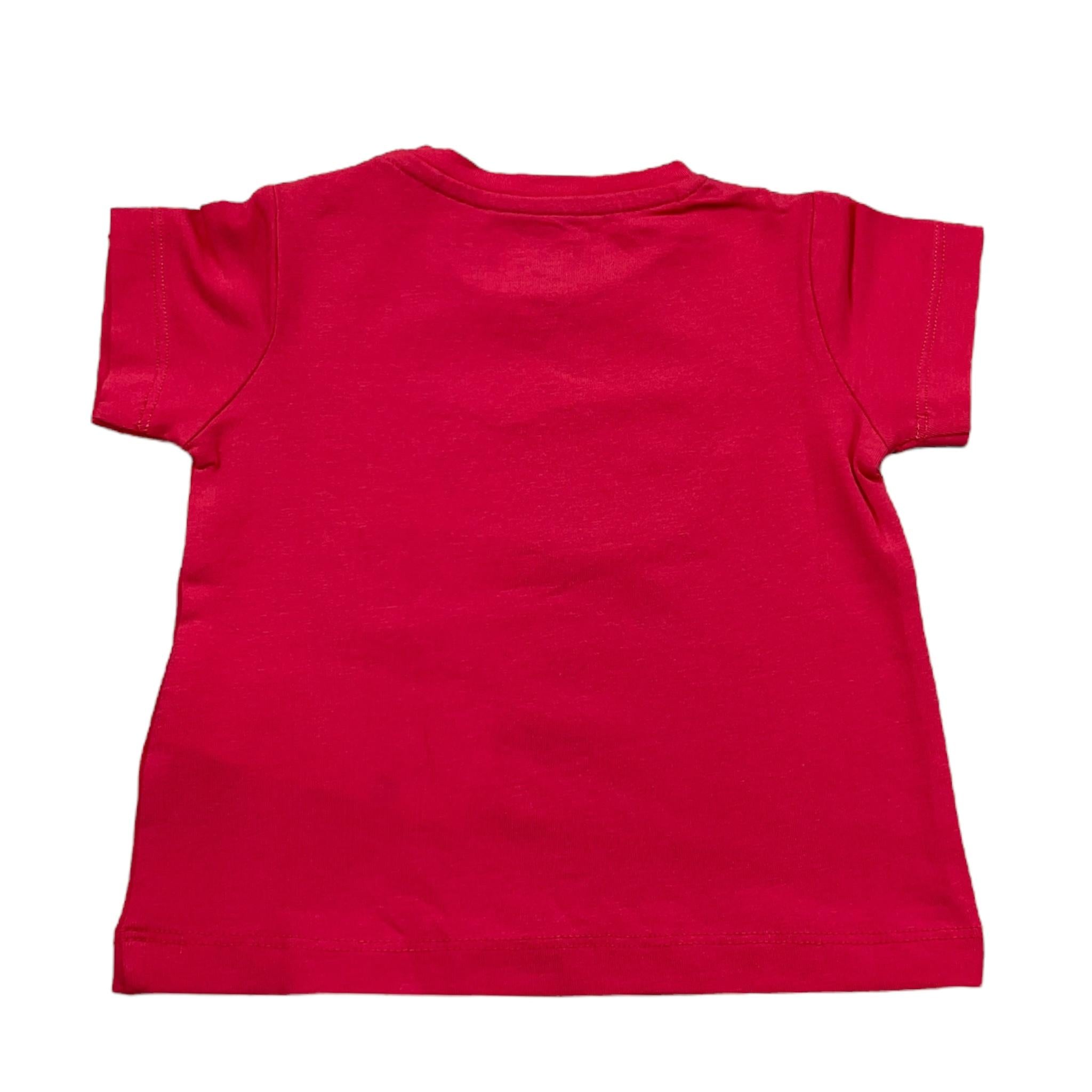 Guess T-Shirt Girocollo Tinta Unita con Logo per Neonata K5RI00K6YW4X ROSA GUESS 