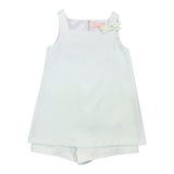 Elisabetta Franchi Tuta Intera Corta Tinta Unita  per Bambina EFTA101 BIANCO ELISABETTA FRANCHI 