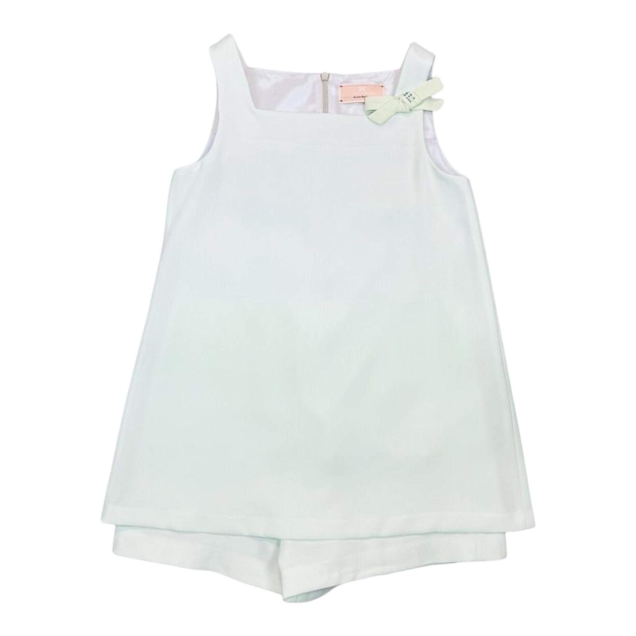 Elisabetta Franchi Tuta Intera Corta Tinta Unita  per Bambina EFTA101 BIANCO ELISABETTA FRANCHI 