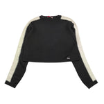 LIU JO maglia tinta unita gircollo con profili in contrasto Nero per Bambina GF4135X NERO LIU JO 