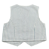 Moschino Gilet Tinta Unita Fantasia A Righe per Bambino HDN001 BIANCO MOSCHINO 