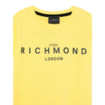John Richmond T-Shirt Girocollo Tinta Unita con Stampa per Bambino RBP25003TSX GIALLO JOHN RICHMOND 