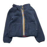 K-WAY felpa bicolore modello reversibile con zip e cappuccio Blu per Bambino K8136WW BLU K-WAY 
