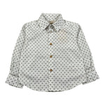 Pure Firenze Camicia Manica Lunga Fantasia A Righe per Neonato PC03177X BIANCO PURE FIRENZE 
