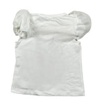 Miss Grant T-Shirt Girocollo tinta unita con Stampa Bianco per Bambina MG1358 BIANCO MISS GRANT 