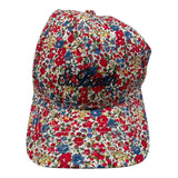 Liberty Cappello Stampa Fantasia Floreale per Bambina CAPL PANNA LIBERTY 