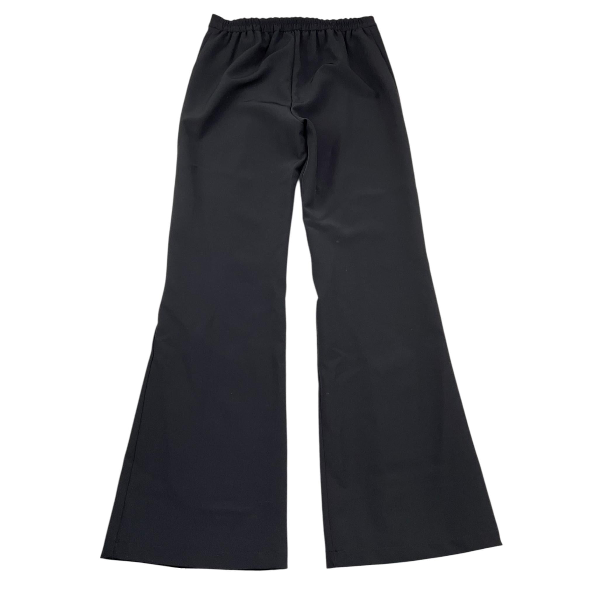 Naida Pantalone Tinta Unita Modello Zampa per Bambina NAPA310 NERO NAIDA 